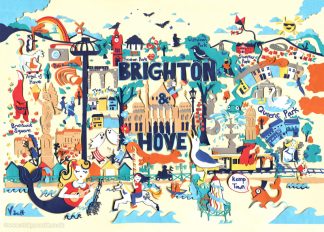 Vicky Scott - Brighton Map
