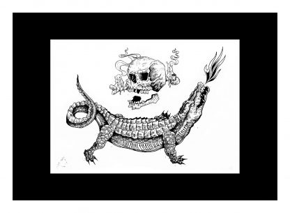 Adam Beardless - Croc & Skull