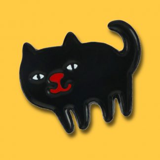 Enamel Pin: Black Cat