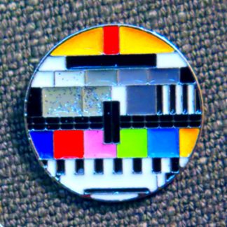 Enamel Pin: Test Card Disc