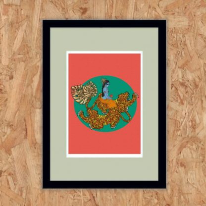 Msdre - Flying Tiger Durga - Limited-edition EXCLUSIVE giclee art print