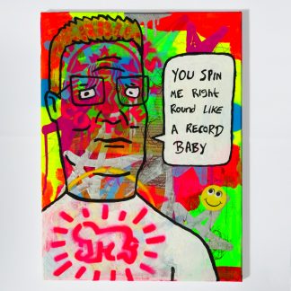 Barrie J Davies - Spin Me Round (Canvas)