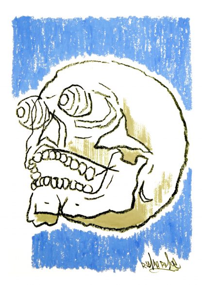 Richie Phoe - Skull #3 (Original)