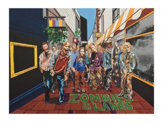 Beav-Art: Zombies of the Lanes - limited-edition giclee print