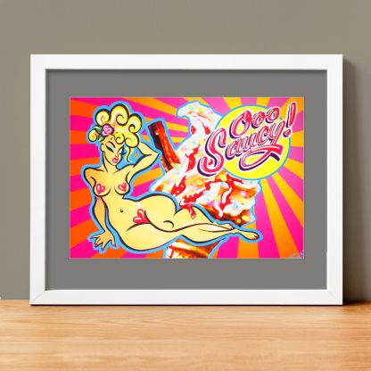 Dave Pop! - Ooo Saucy limited-edition art print