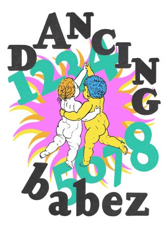 Louis TF - Dancing Babez - limited-edition giclee art print