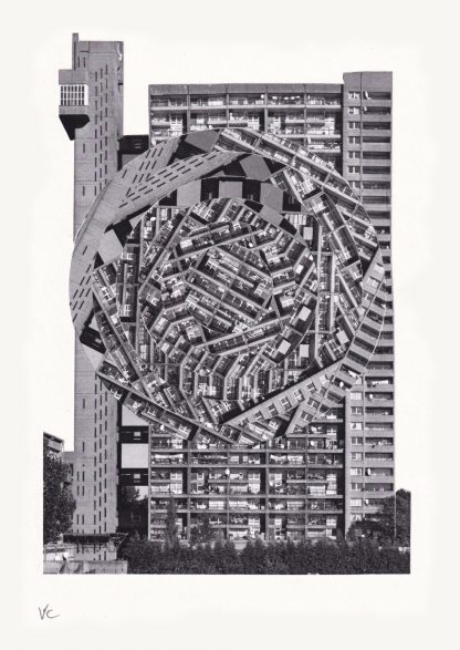 Visage de Collage - World of Twist - original collage artwork