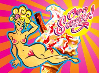 Dave Pop! - Ooo Saucy limited-edition art print