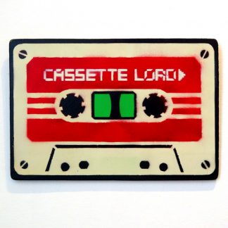 Cassette Lord - Red on White (S)