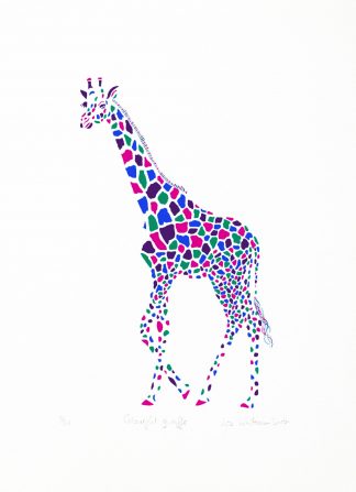 Liz Whiteman Smith - Colourful Giraffe