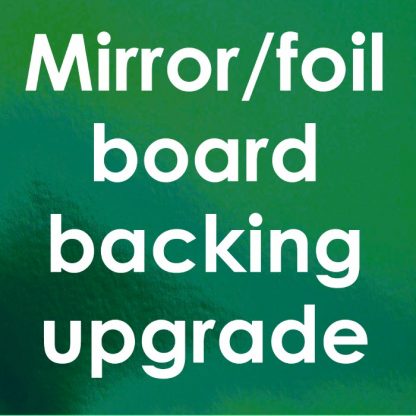 Upgrade background to foil board